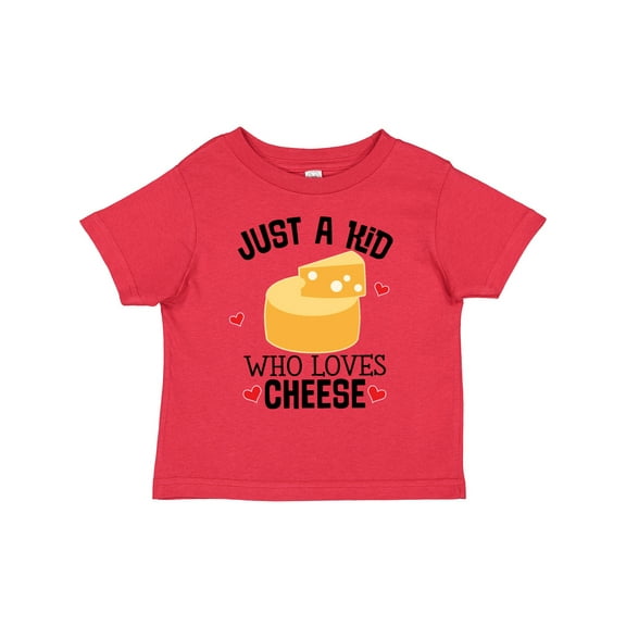 Inktastic Cheese Lover Kids Boys or Girls Toddler T-Shirt