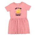 thumbnail image 1 of Inktastic Cheese Lover Kids Girls Toddler Dress, 1 of 5