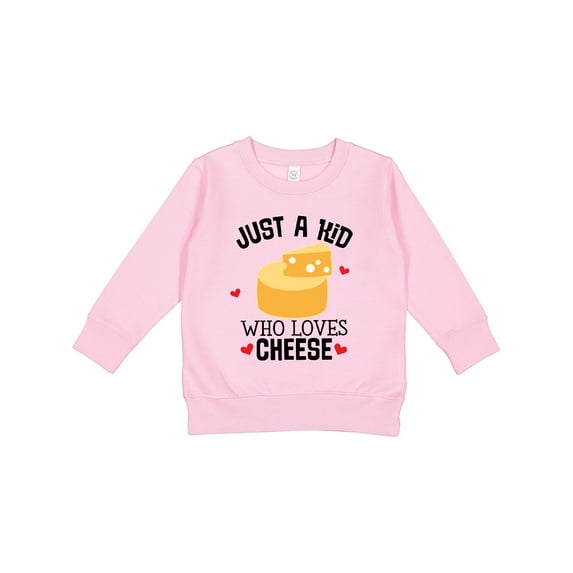 Inktastic Cheese Lover Kids Toddler Sweatshirt