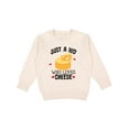 thumbnail image 1 of Inktastic Cheese Lover Kids Toddler Sweatshirt, 1 of 4