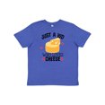 thumbnail image 1 of Inktastic Cheese Lover Kids Youth T-Shirt, 1 of 5