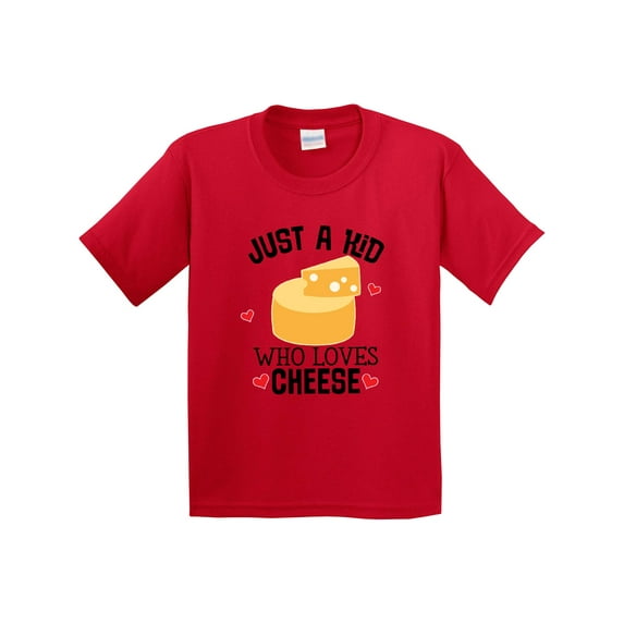 Inktastic Cheese Lover Kids Youth T-Shirt