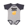thumbnail image 1 of Inktastic Cheese Makes Everything Better Boys or Girls Baby Bodysuit, 1 of 5