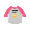 thumbnail image 1 of Inktastic Cheese Makes Everything Better Boys or Girls Toddler T-Shirt, 1 of 5