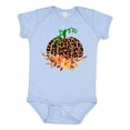 thumbnail image 1 of Inktastic Cheetah Print Pretty Pumpkin with Fall Leaves Boys or Girls Baby Bodysuit, 1 of 5