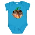 thumbnail image 1 of Inktastic Cheetah Print Pretty Pumpkin with Fall Leaves Boys or Girls Baby Bodysuit, 1 of 5