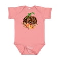 thumbnail image 1 of Inktastic Cheetah Print Pretty Pumpkin with Fall Leaves Boys or Girls Baby Bodysuit, 1 of 5