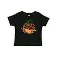 thumbnail image 1 of Inktastic Cheetah Print Pretty Pumpkin with Fall Leaves Boys or Girls Baby T-Shirt, 1 of 5
