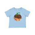 thumbnail image 1 of Inktastic Cheetah Print Pretty Pumpkin with Fall Leaves Boys or Girls Baby T-Shirt, 1 of 5