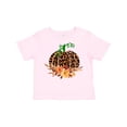 thumbnail image 1 of Inktastic Cheetah Print Pretty Pumpkin with Fall Leaves Boys or Girls Toddler T-Shirt, 1 of 5