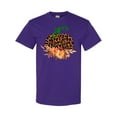 thumbnail image 1 of Inktastic Cheetah Print Pretty Pumpkin with Fall Leaves T-Shirt, 1 of 5