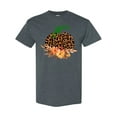 thumbnail image 1 of Inktastic Cheetah Print Pretty Pumpkin with Fall Leaves T-Shirt, 1 of 5