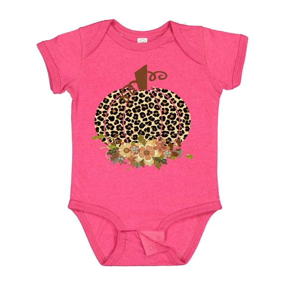 Inktastic Cheetah Print Pumpkin Boys or Girls Baby Bodysuit