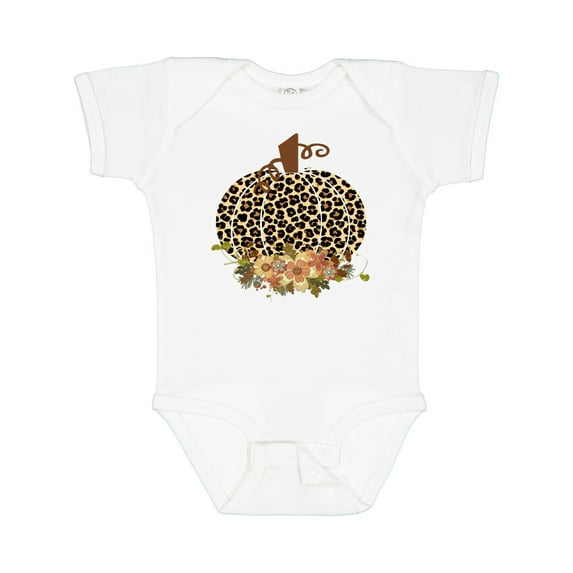 Inktastic Cheetah Print Pumpkin Boys or Girls Baby Bodysuit