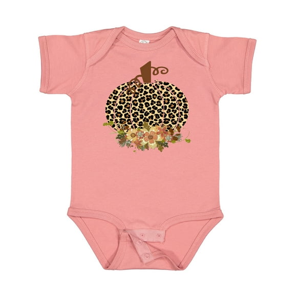 Inktastic Cheetah Print Pumpkin Boys or Girls Baby Bodysuit