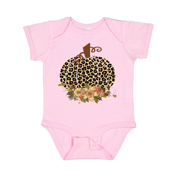 Inktastic Cheetah Print Pumpkin Boys or Girls Baby Bodysuit