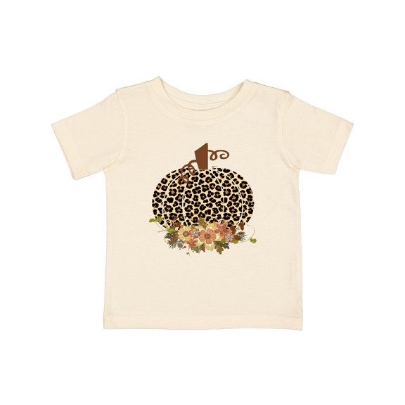 Inktastic Cheetah Print Pumpkin Boys or Girls Baby T-Shirt