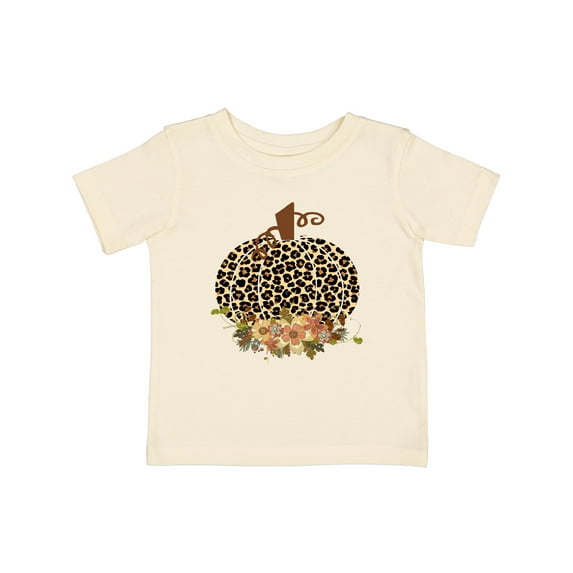 Inktastic Cheetah Print Pumpkin Boys or Girls Baby T-Shirt