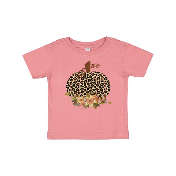 Inktastic Cheetah Print Pumpkin Boys or Girls Baby T-Shirt