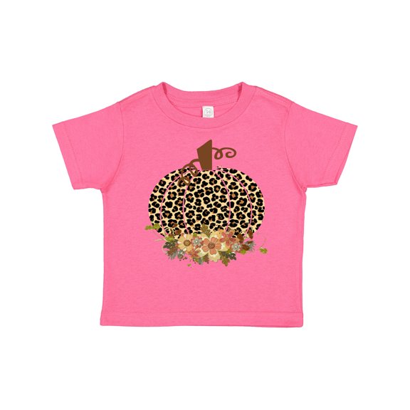 Inktastic Cheetah Print Pumpkin Boys or Girls Toddler T-Shirt