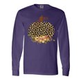 thumbnail image 1 of Inktastic Cheetah Print Pumpkin Long Sleeve T-Shirt, 1 of 5
