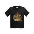 thumbnail image 1 of Inktastic Cheetah Print Pumpkin Youth T-Shirt, 1 of 5