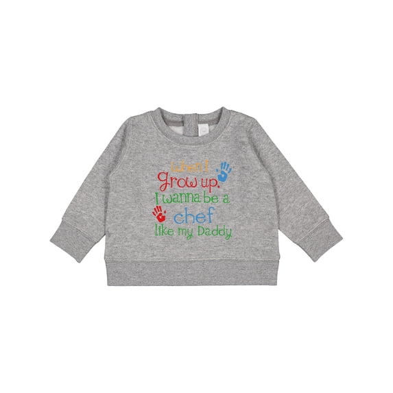 Inktastic Chef Like Daddy Baby Sweatshirt