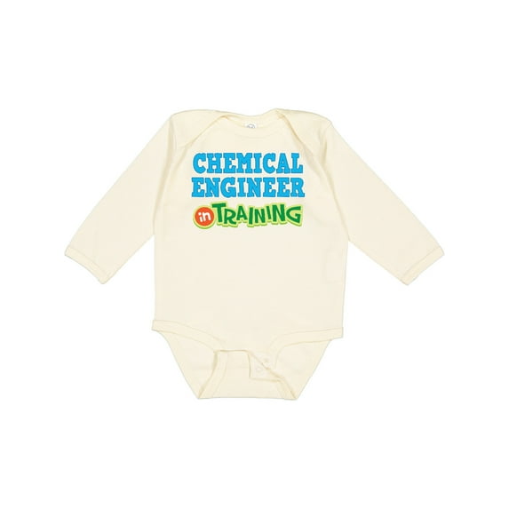 Inktastic Chemical Engineer in Training Boys or Girls Long Sleeve Baby Bodysuit