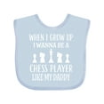 thumbnail image 1 of Inktastic Chess Player Childs Game Boys or Girls Baby Bib, 1 of 4