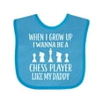 thumbnail image 1 of Inktastic Chess Player Childs Game Boys or Girls Baby Bib, 1 of 4