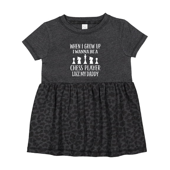 Inktastic Chess Player Childs Game Girls Baby Dress
