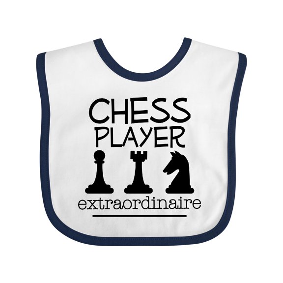 Inktastic Chess Player Game Gifts Boys or Girls Baby Bib