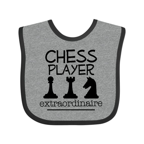 Inktastic Chess Player Game Gifts Boys or Girls Baby Bib