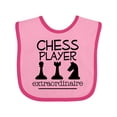 thumbnail image 1 of Inktastic Chess Player Game Gifts Boys or Girls Baby Bib, 1 of 4