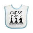 thumbnail image 1 of Inktastic Chess Player Game Gifts Boys or Girls Baby Bib, 1 of 4