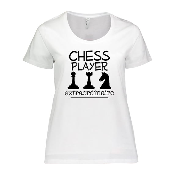 Inktastic Chess Player Game Gifts Women's Plus Size T-Shirt