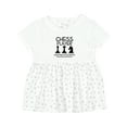 thumbnail image 1 of Inktastic Chess Player Game Girls Baby Dress, 1 of 5