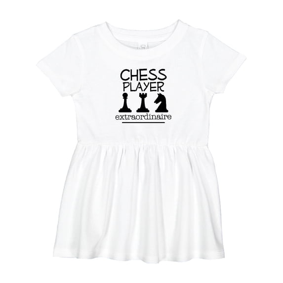 Inktastic Chess Player Game Girls Baby Dress