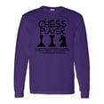 thumbnail image 1 of Inktastic Chess Player Game Long Sleeve T-Shirt, 1 of 5