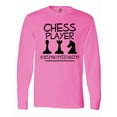 thumbnail image 1 of Inktastic Chess Player Game Long Sleeve T-Shirt, 1 of 5