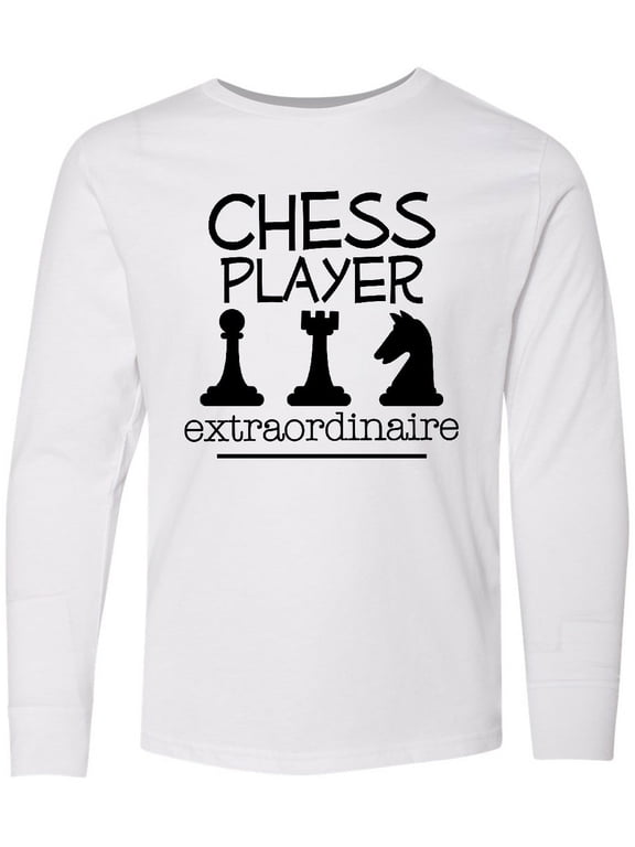 Chess Player Game Long Sleeve Youth T-Shirt