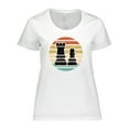 thumbnail image 1 of Inktastic Chess Player Gift Retro Women's Plus Size T-Shirt, 1 of 5