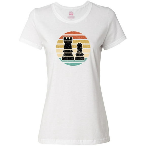Inktastic Chess Player Gift Retro Women's T-Shirt