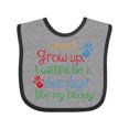 thumbnail image 1 of Inktastic Chess Player Like Daddy Boys or Girls Baby Bib, 1 of 4