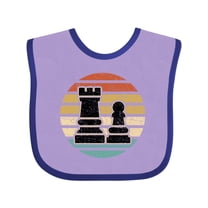 Inktastic Chess Player Retro Sunset Boys or Girls Baby Bib