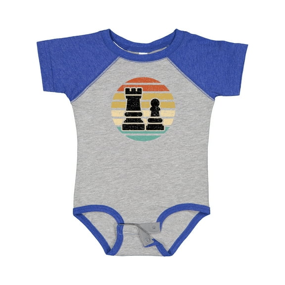 Inktastic Chess Player Retro Sunset Boys or Girls Baby Bodysuit