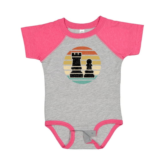 Inktastic Chess Player Retro Sunset Boys or Girls Baby Bodysuit