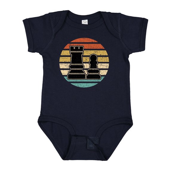 Inktastic Chess Player Retro Sunset Boys or Girls Baby Bodysuit
