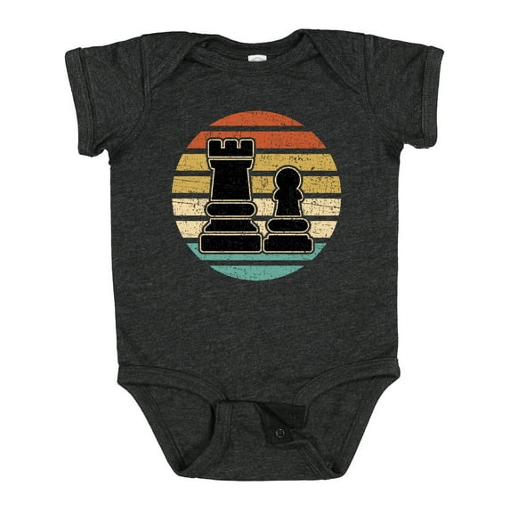 Inktastic Chess Player Retro Sunset Boys or Girls Baby Bodysuit