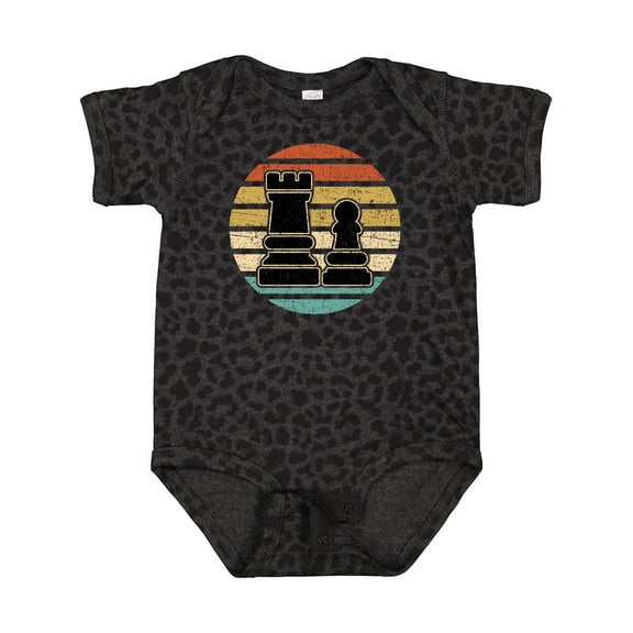 Inktastic Chess Player Retro Sunset Boys or Girls Baby Bodysuit